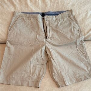 J. Crew Men's Khaki Flat Front Shorts